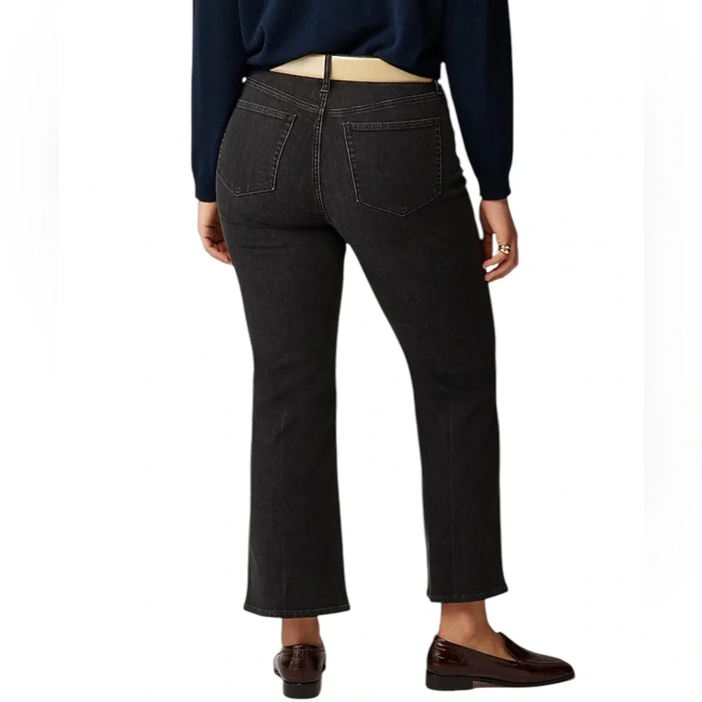J.Crew High-rise cropped kickout jean in 1996 semi-stretch in Arden Beth Wash